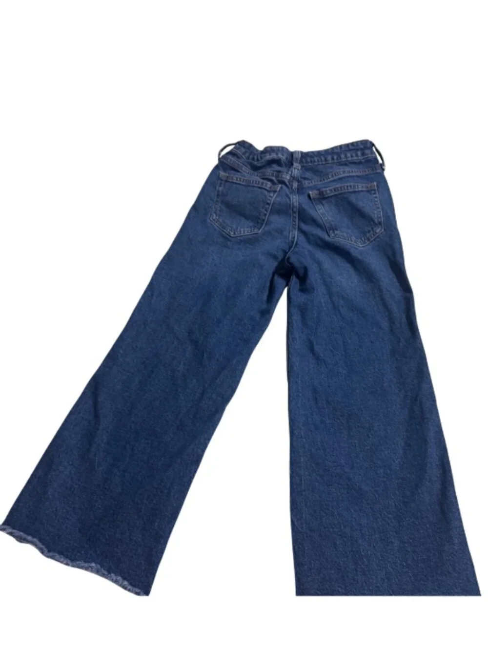 GAP Girls Size 10 Wide Leg Distressed Jeans